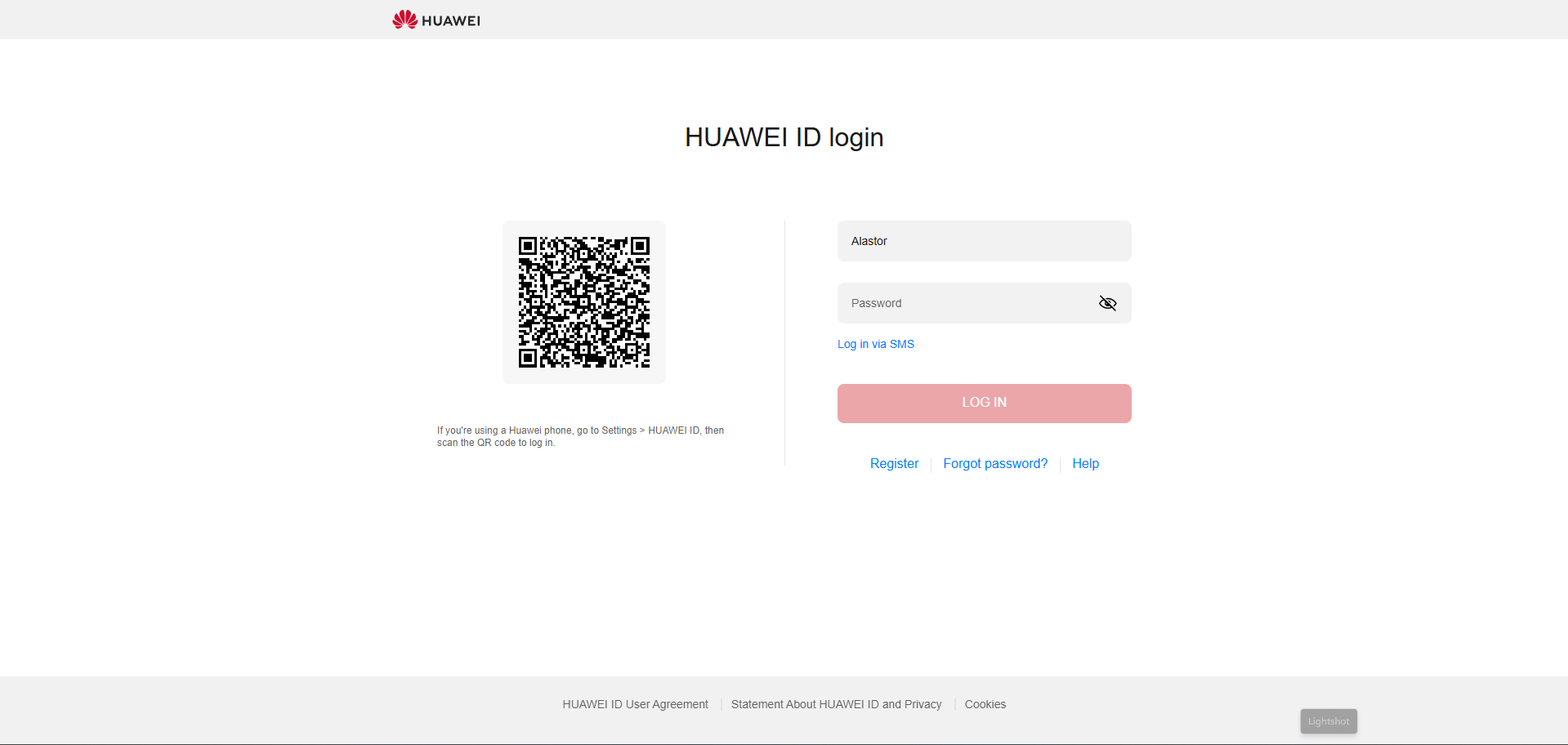 🔐 Huawei Secure Login